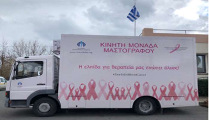 Η Κινητή Μονάδα Μαστογράφου της Ελληνικής Αντικαρκινικής Εταιρείας (Ε.Α.Ε) θα βρίσκεται  από Δευτέρα 9 έως και Τετάρτη 11 Δεκεμβρίου 2024 στην Κω.