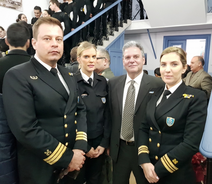 Παρουσία  του Υποψήφιου Περιφερειάρχη  κ Μανώλη Γλυνού στα επίσημα εγκαίνια της Ακαδημίας Εμπορικού Ναυτικού στην Κάλυμνο.