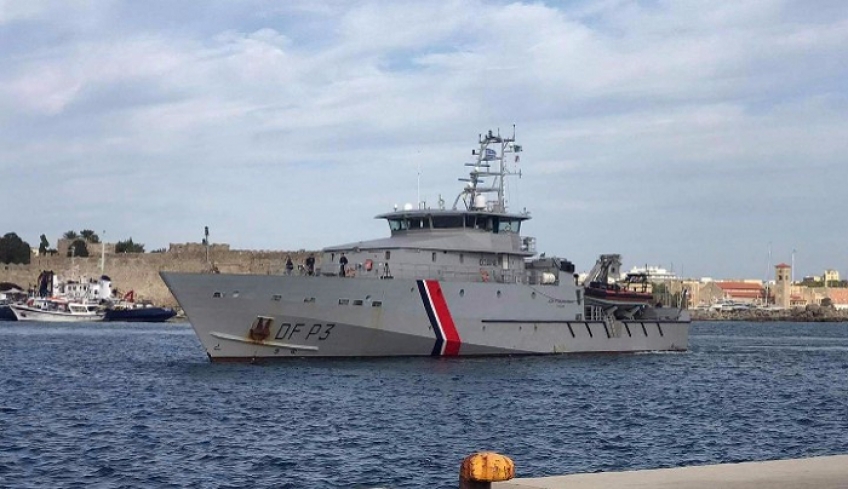 Πλοίο της FRONTEX στη Ρόδο