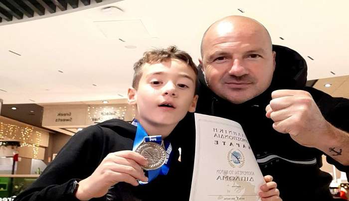 ΑΕΤΟΣ ΚΩ: Πρωταθλητής Ελλάδας ο Αλέξανδρος και ασημένιο μετάλλιο, στο Καράτε που διεξάγει στο Λουτράκι της Κορίνθου