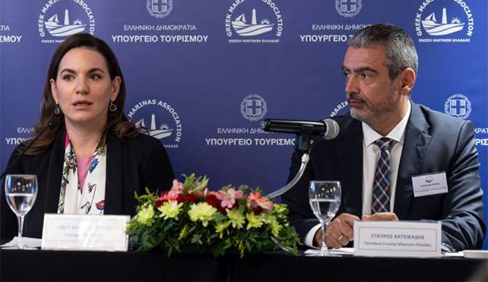 Η Υπουργός Τουρισμού ενημέρωσε τους εκπροσώπους της Ένωσης Μαρινών Ελλάδας για τη χρηματοδότηση του Ταμείου Ανάκαμψης και Ανθεκτικότητας