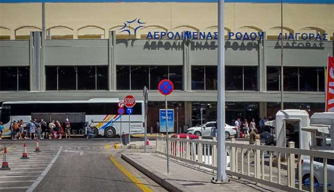 Το αεροδρόμιο «Διαγόρας» της Ρόδου  ΑΡΓΥΡΗΣ ΜΑΝΤΙΚΟΣ /EUROKINISSI