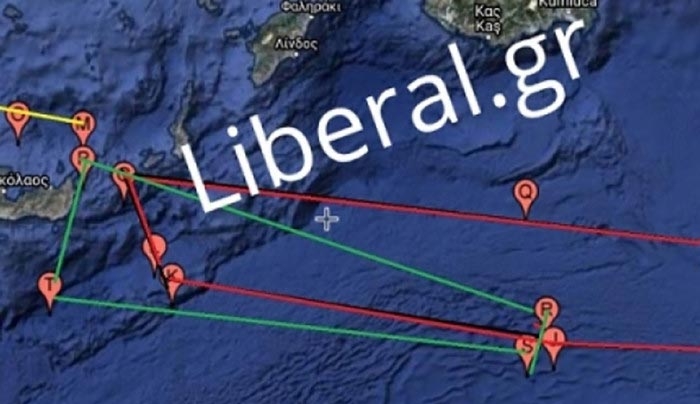 Η Τουρκία “παίζει” στην υφαλοκρηπίδα του Καστελόριζου και την αμφισβητεί εμπράκτως με ιταλικό πλοίο