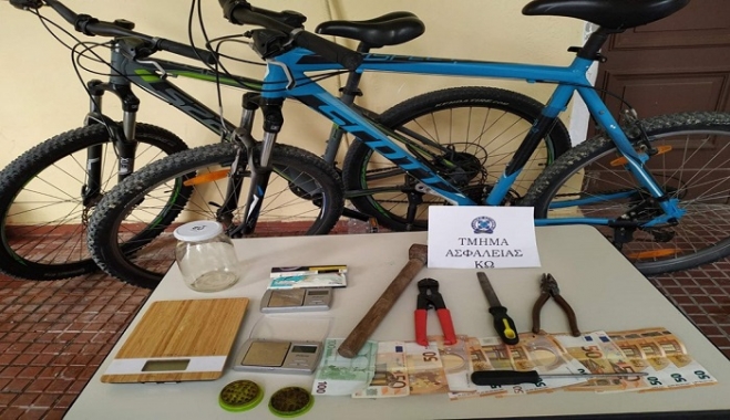 Συνελήφθησαν δυο άτομα για κατοχή ναρκωτικών και διάπραξη κλοπής στην Κω