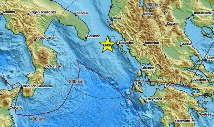 Σεισμός τώρα κοντά στην Κέρκυρα - Αισθητός στο νησί (pics)