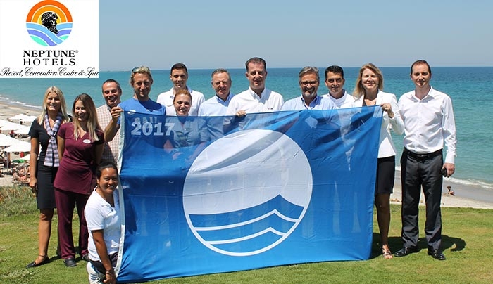 Γαλάζια Σημαία για 15η συνεχή χρονιά στo Neptune Hotels