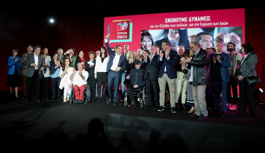 O Τσίπρας παρουσίασε το ευρωψηφοδέλτιο του ΣΥΡΙΖΑ [βίντεο]