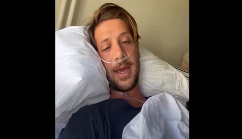 Ηλίας Μπόγδανος: Φανερά καταβεβλημένος, πόσταρε βίντεο από το νοσοκομείο [βίντεο]
