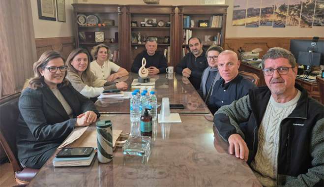 Συνάντηση εργασίας Δημάρχου Θ. Νικηταρά με Πρόεδρο ΠΟΚΠ ΟΤΑ Κώστα Σαϊνη