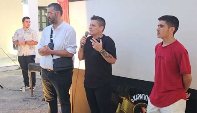 Με πολύ κόσμο η παρουσίαση του βιβλίου «Ο Ιπποκράτης και ο Καραγκιόζης στην Κω» στο Χάνι