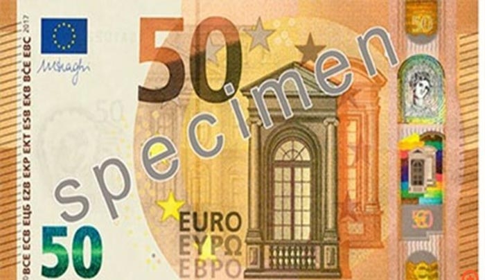 Πρεμιέρα σήμερα για το νέο 50ευρω - Ποια είναι τα χαρακτηριστικά γνησιότητάς του [photos & vid]