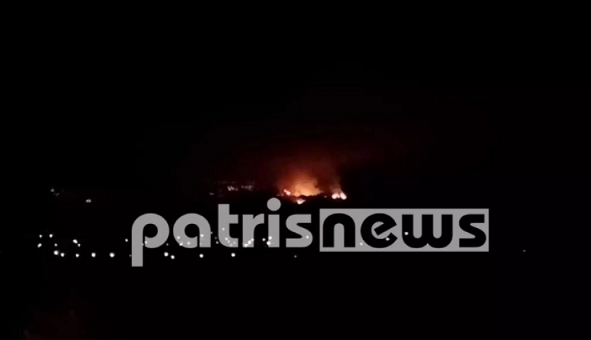 Ηλεία: Σε πύρινο κλοιό χωριά της Ολυμπίας και ολονύχτια μάχη με τις φλόγες (video)