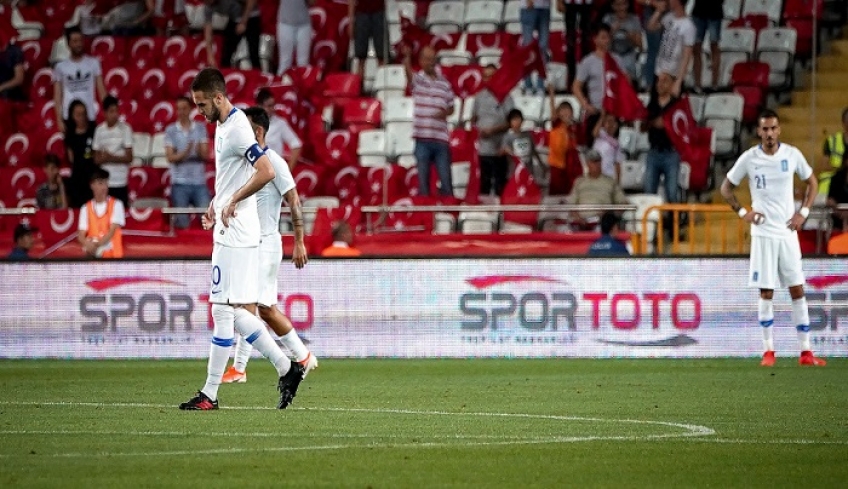 Κακή η Εθνική που ηττήθηκε με 2-1 από την Τουρκία στην Αττάλεια