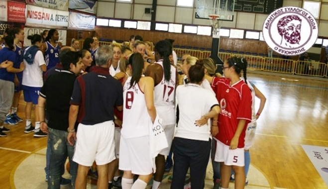 Στήριξη των γυναικών μπάσκετ του Ιπποκράτη με παρουσία στην προπόνηση και στο γήπεδο