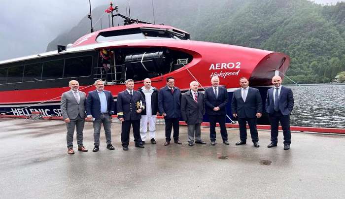 Η Attica Group παρέλαβε το νεότευκτο catamaran «Aero 2 Highspeed»
