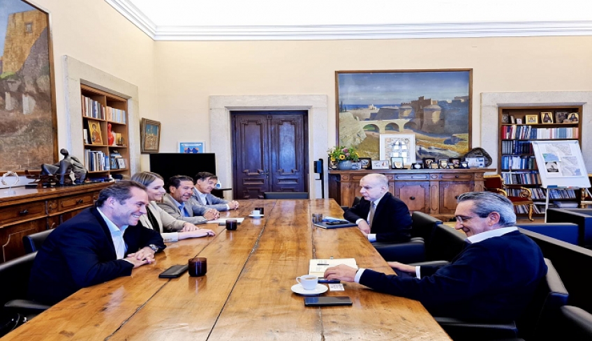 Συνάντηση εργασίας με τον Πρόεδρο της Aegean Airlines Ευτύχη Βασιλάκη