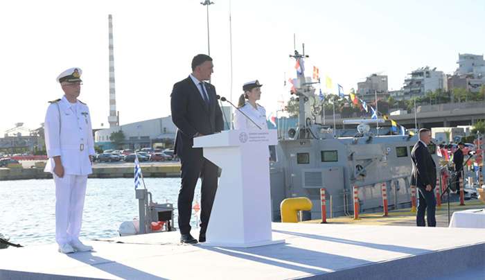 Τελετή παραλαβής και ένταξης πέντε νέων ταχύπλοων περιπολικών σκαφών στο Λιμενικό Σώμα – Ελληνική Ακτοφυλακή