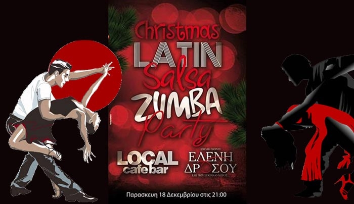 Christmas Latin Salsa Zumba Party στο &quot;Local&quot; στις 18/12!