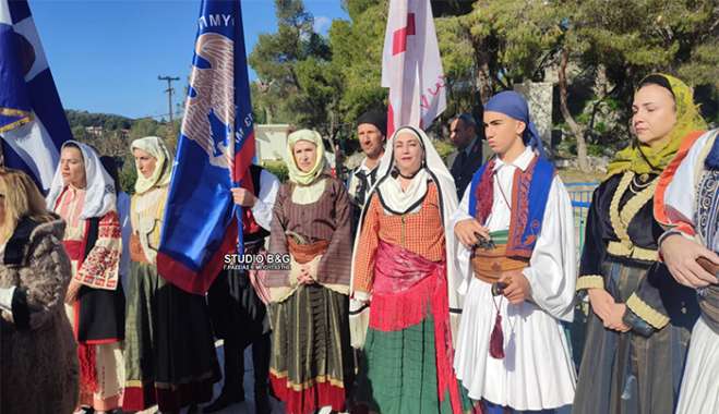 ΕΠΙΔΑΥΡΟΣ- ΚΟΡΥΦΩΘΗΚΑΝ ΟΙ ΕΟΡΤΑΣΤΙΚΕΣ ΕΚΔΗΛΩΣΕΙΣ ΓΙΑ ΤΗΝ 203Η ΕΠΕΤΕΙΟ ΤΗΣ Α' ΕΘΝΟΣΥΝΕΛΕΥΣΗΣ ΤΩΝ ΕΛΛΗΝΩΝ
