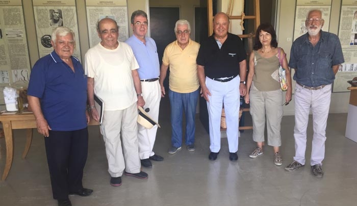 Επίσκεψη του συγγραφέα  κ τέως προεδρου της Ακαδημιας Αθηνων Θανάση Βαλτινού στις εγκαταστάσεις του ΔΙΙΚΩ