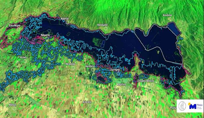 Κακοκαιρία Daniel: Πώς από τις πλημμύρες «αναγεννήθηκε» η Λίμνη Κάρλα - Εντυπωσιακές εικόνες από δορυφόρο
