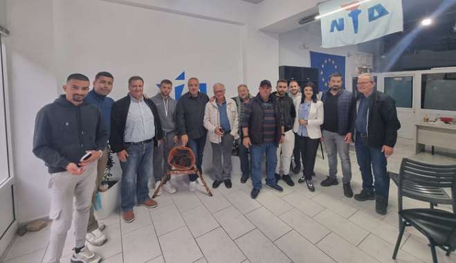 Λέρος – Εγκαίνια του πολιτικού γραφείου της Κατερίνας Εμμανουήλ