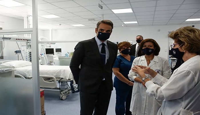 Μητσοτάκης από Σωτηρία: Δέσμευση της κυβέρνησης να αυξηθούν οι ΜΕΘ