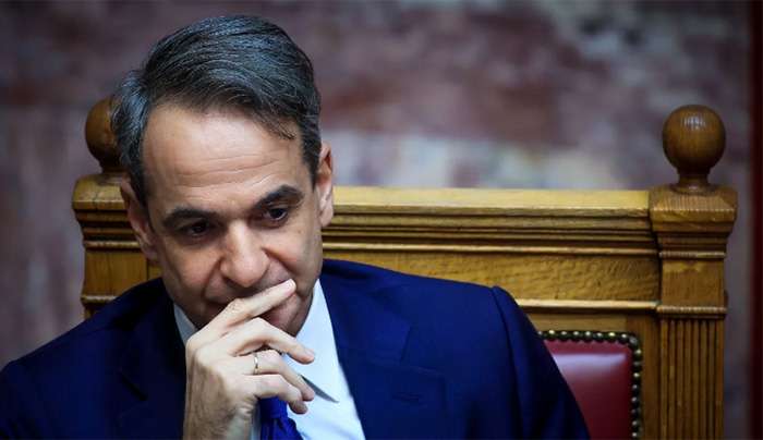 Ο πρωθυπουργός Κυριάκος Μητσοτάκης στη Βουλή  ΚΟΝΤΑΡΙΝΗΣ ΓΙΩΡΓΟΣ/EUROKINISSI