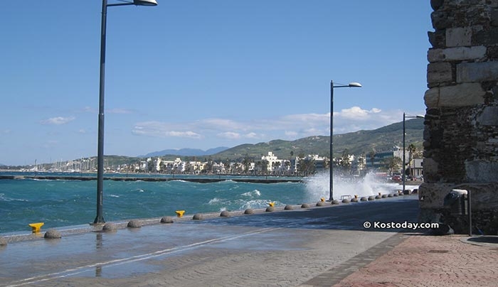 Νέα επικίνδυνα καιρικά φαινόμενα από σήμερα έως και την Πέμπτη στα Δωδεκάνησα