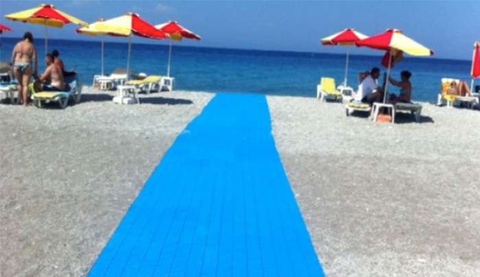 Ενισχύσεις για την προσβασιμότητα σε παραλίες της Ρόδου