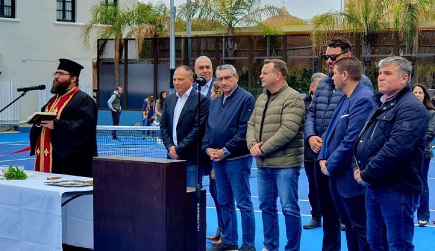 Γ. Χατζημάρκος: Τα δύο γήπεδα παραδόθηκαν στα παιδιά που αγαπούν το τένις και εμείς εκπληρώσαμε μια ακόμη δέσμευση.