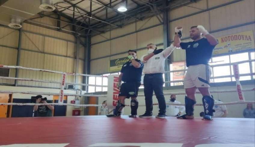 Πανελλήνιο Πρωτάθλημα Kickboxing Αστυνομίας: Νικητής ο συνοριοφύλακας του ΤΔΛ Κω Χρήστος Κατσάνος