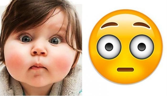 Δέκα αξιολάτρευτα μωρά που μοιάζουν με ξεκαρδιστικά Emojis