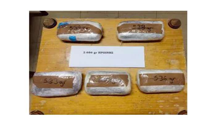 Συνελήφθησαν δύο ημεδαποί για μεταφορά ναρκωτικών με σκοπό τη διακίνηση τους στη Ρόδο