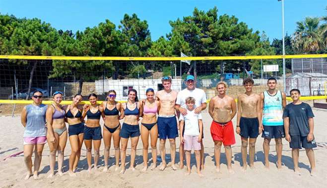 Ο Sascha Heyer στα γήπεδα beach volley της Ρόδου!