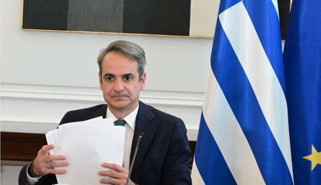 Ο πρωθυπουργός Κυριάκος Μητσοτάκης στο υπουργικό συμβούλιο της 27ης Νοεμβρίου 2025  Eurokinissi