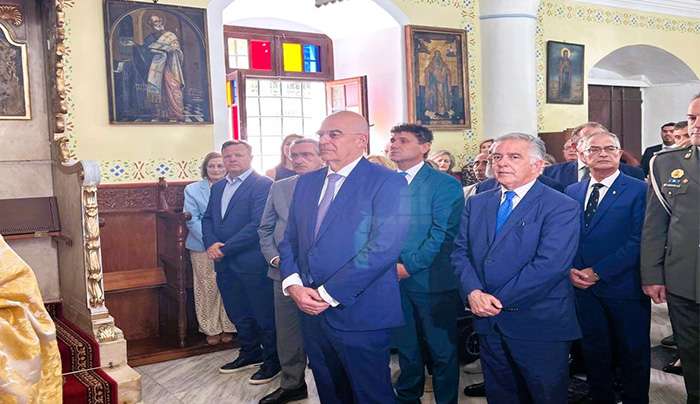 Ο Βασίλης Α. Υψηλάντης στη Σύμη για την 80η επέτειο της 8ης Μαίου  1945