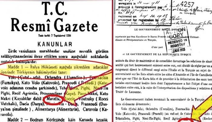 Δεν καταλαβαίνουν τίποτα! Μπαράζ τουρκικών παραβιάσεων στο Αιγαίο - Τουρκική εφημερίδα: Το Μαράθι είναι δικό μας!