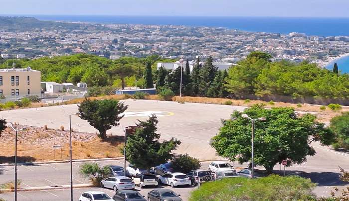 Αεροδιακομιδή ασθενούς από την Πάτμο στο Νοσοκομείο Ρόδου