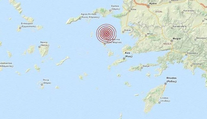 Σεισμός 3,5 Ρίχτερ ανατολικά των Λειψών (pic)
