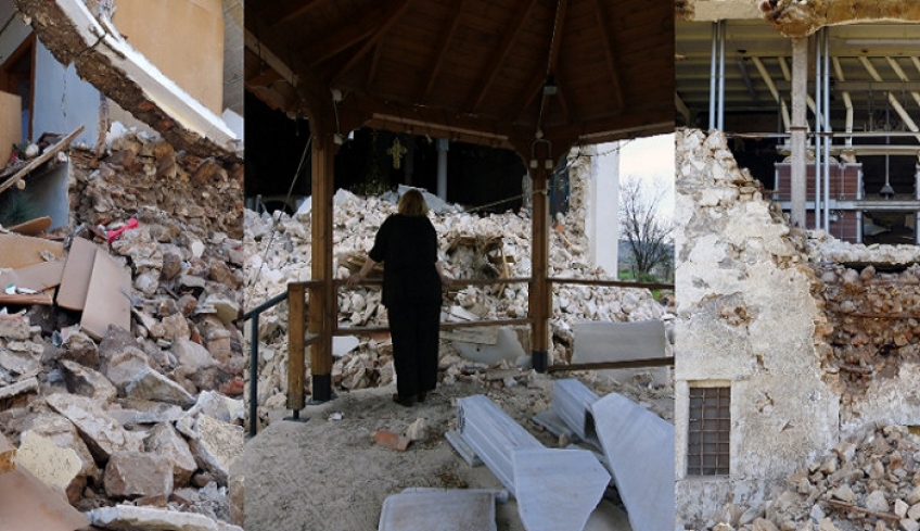 Σεισμός στην Ελασσόνα: Μετρούν τις πληγές τους οι κάτοικοι -Σημαντική καθίζηση εδάφους, μέχρι και 40 εκατοστά
