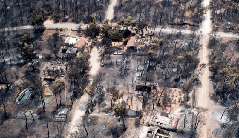 Συγκλονιστικό βίντεο: Το Μάτι πριν και μετά την πυρκαγιά
