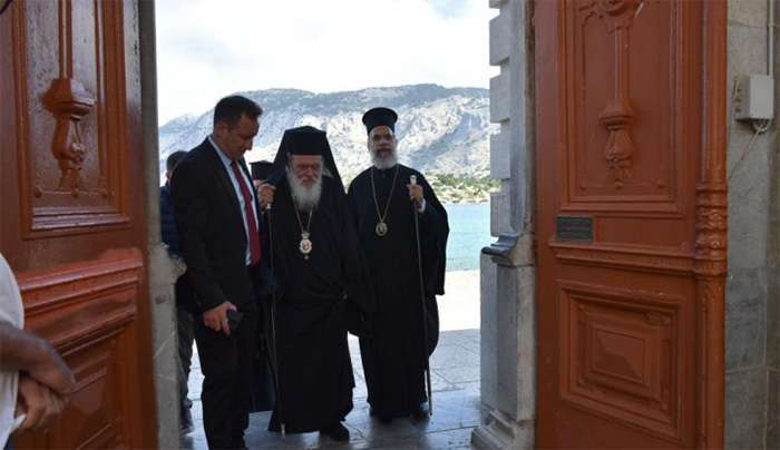 Προσκύνημα Ιερωνύμου στον Πανορμίτη – Συγκίνηση και τιμή για την τοπική Εκκλησία της Σύμης