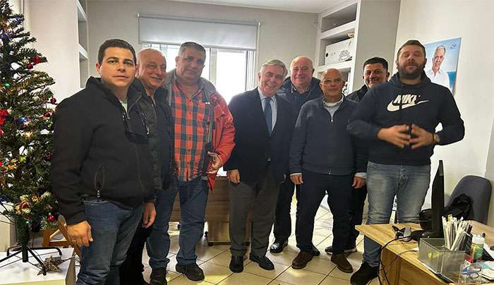 Συνάντηση του Βασίλη Α. Υψηλάντη με το νέο διοικητικό Συμβούλιο των Εστιατόρων Ρόδου