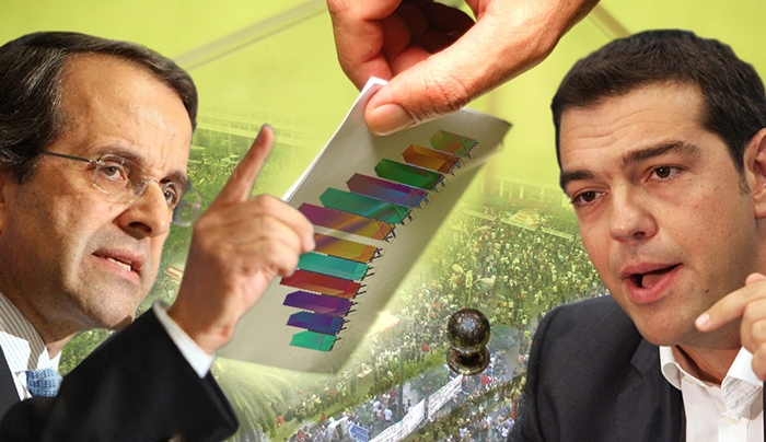 Νέα Δημοσκόπηση: Προβάδισμα 6,8 μονάδων για το ΣΥΡΙΖΑ