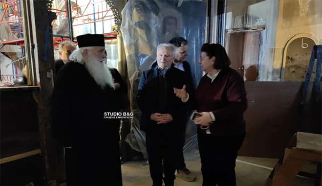 ΣΤΗΝ ΑΡΓΟΛΙΔΑ ΓΙΑ ΤΑ ΕΡΓΑ ΤΟΥ ΥΠΟΥΡΓΕΙΟΥ ΠΟΛΙΤΙΣΜΟΥ Η ΛΙΝΑ ΜΕΝΔΩΝΗ
