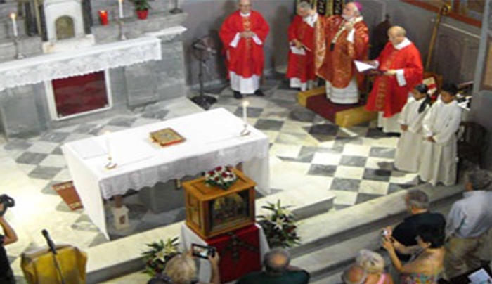 Τα λείψανα του Αγίου Βαλεντίνου στη Λέσβο