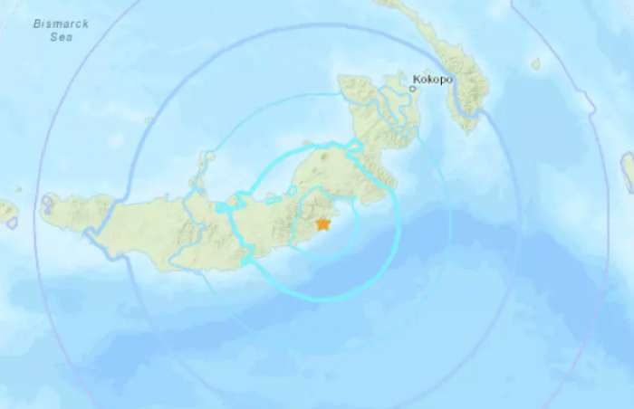 Παπούα Νέα Γουινέα: Σεισμός 6,5 βαθμών ανοικτά του λιμανιού Γουίγακ