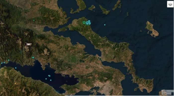 Εύβοια: Νέα σεισμική δόνηση 4,6 Ρίχτερ με επίκεντρο την Ιστιαία