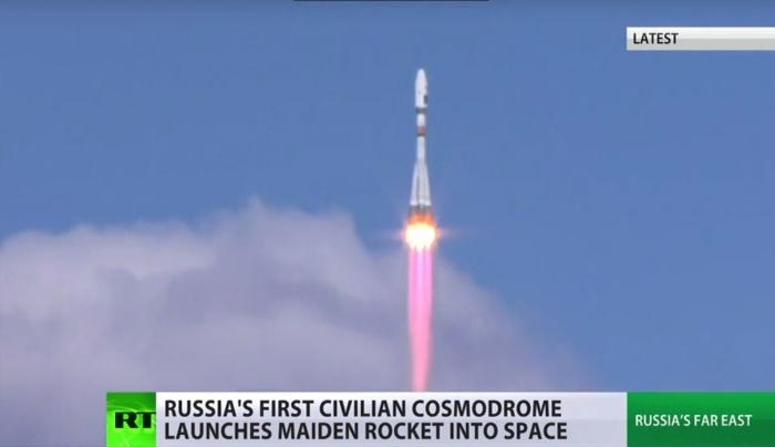 Ρωσία: Εντυπωσιακή εκτόξευση νέου πυραύλου-φορέα Soyuz (βίντεο)